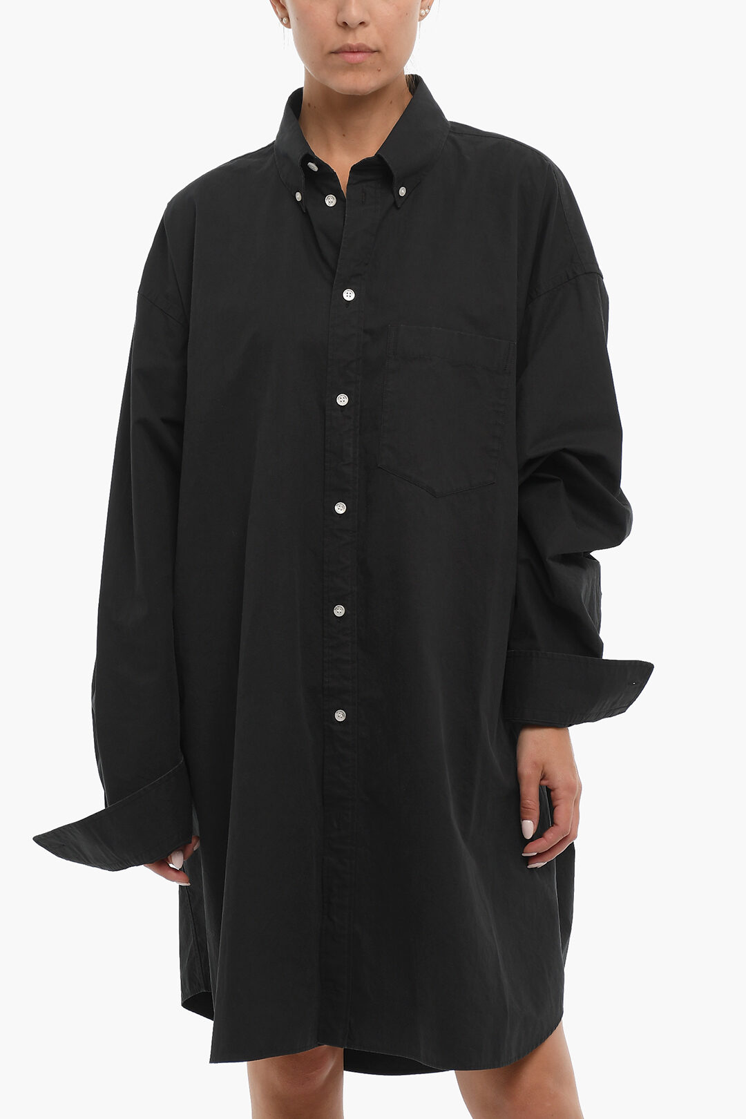 Balenciaga oversized shirt dress online