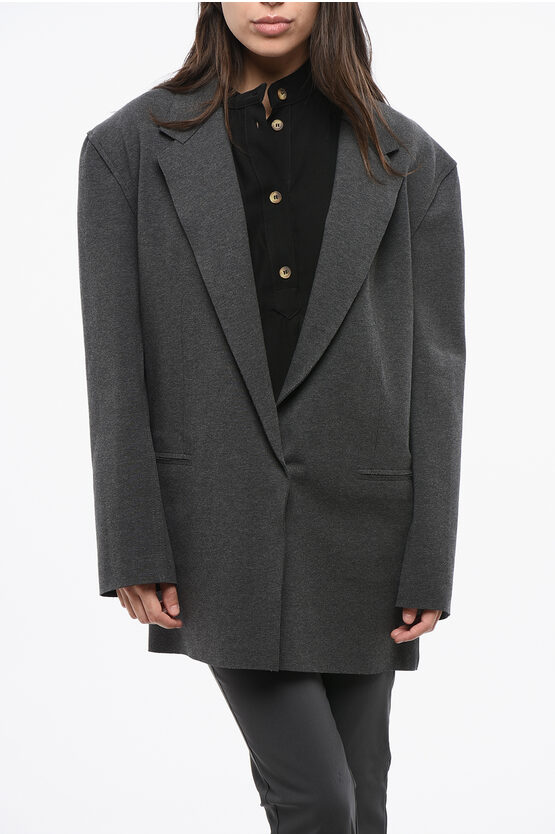 Normakamali Oversized 1 Button Single Breasted Blazer