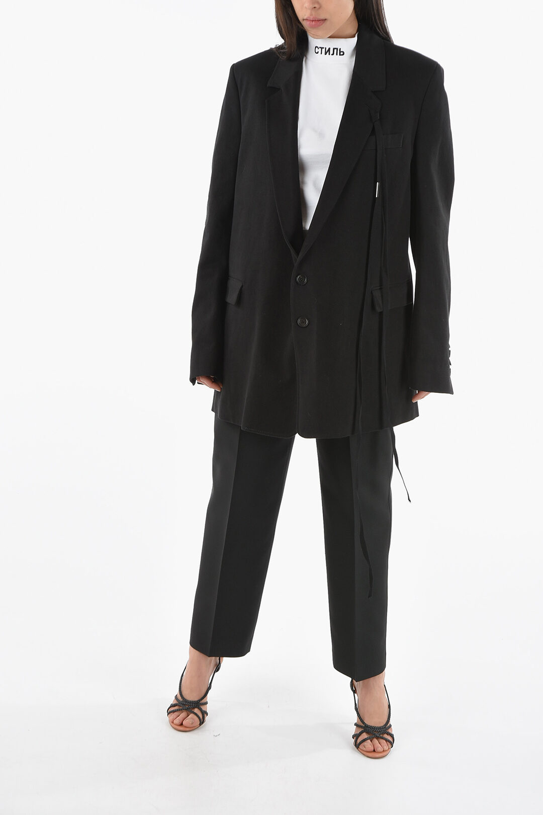 ボトムスその他 Ann Demeulemeester 'Agnes' Blazer Jacket Agnes Slouchy Jacket – Ann Demeulemeester