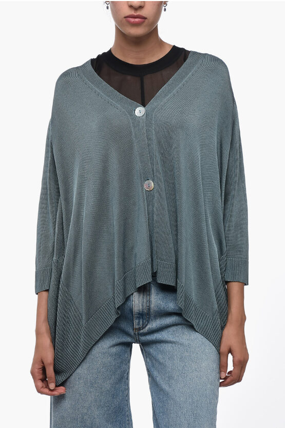 Shop Archiviob Oversized Cardigan With 3/4 Sleeves