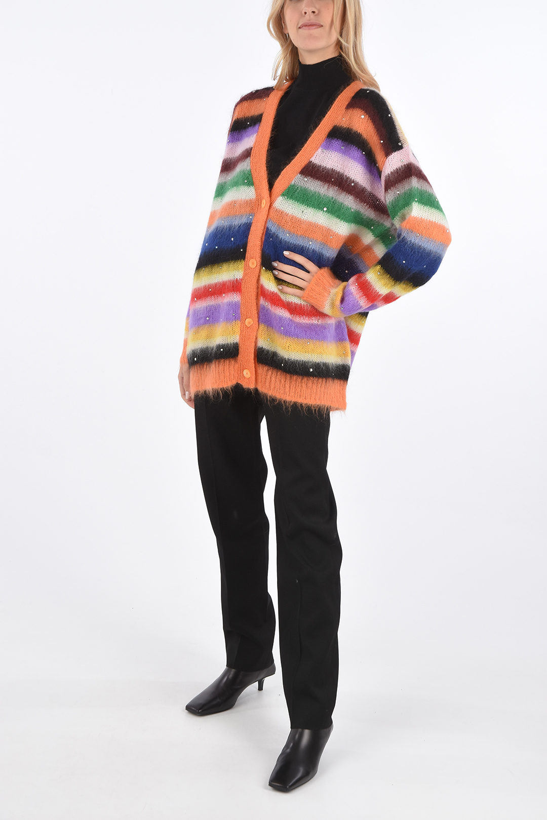 Miu MIUMIU Long Sleeve Knit Cardigan RN.98339 CA.34767