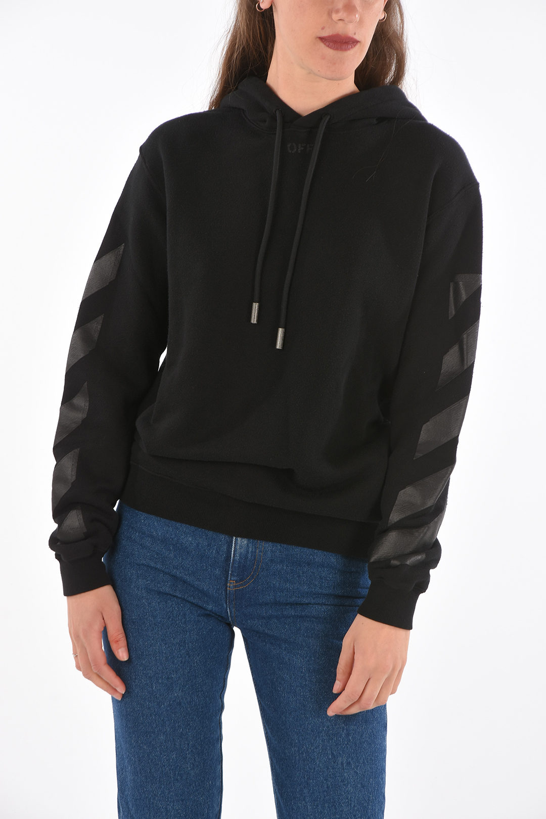 Off-White oversized DIAG CARRYOVER hoodie women - Glamood Outlet