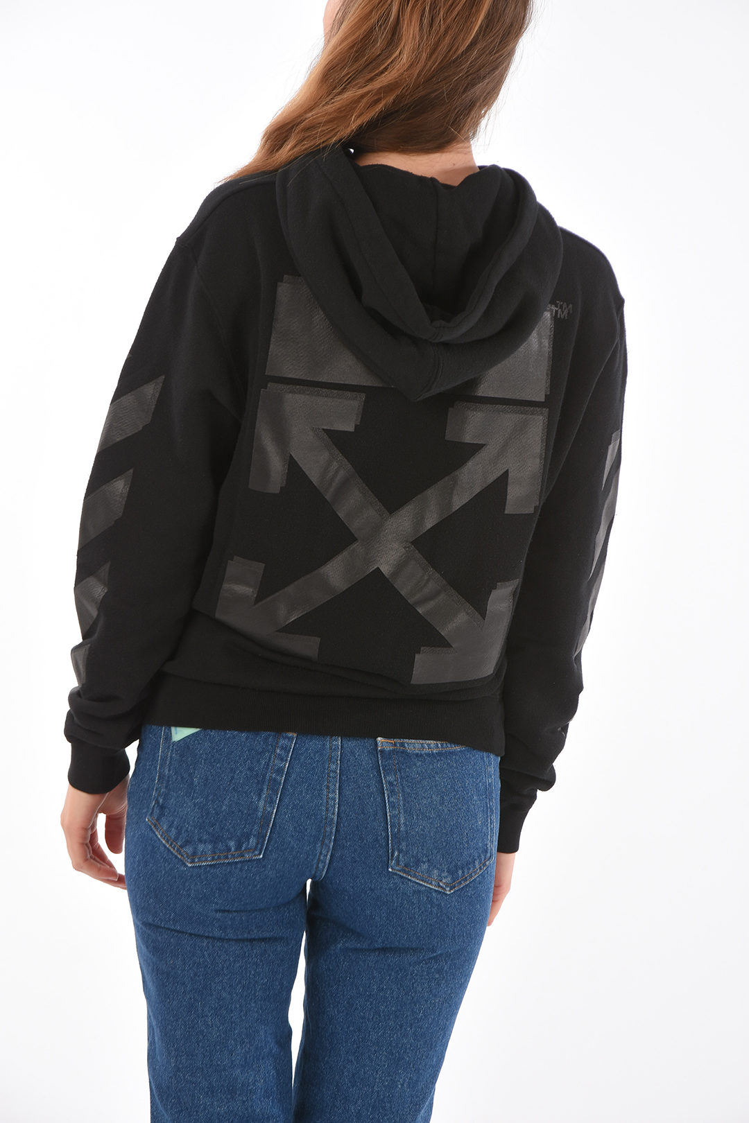 Off-White oversized DIAG CARRYOVER hoodie women - Glamood Outlet
