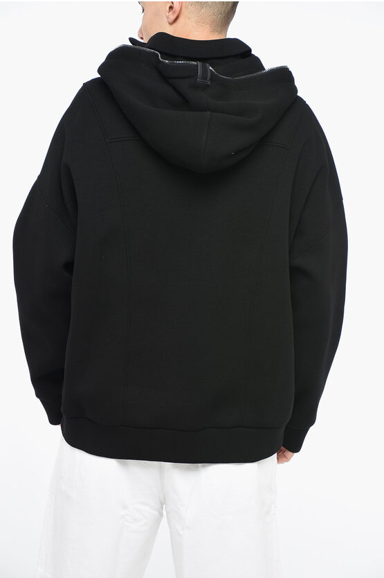 Dsquared2 Oversized Doubleneck Anorak Sweatshirt With Zipped Detail Men 