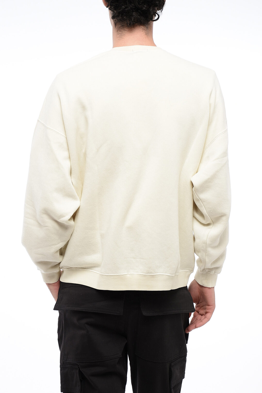 R13 Oversized Fit NIRVANA NEVERMIND Crew-neck Sweatshirt