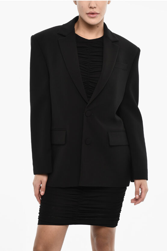 Dsquared2 Oversized Fit Solid Color Blazer