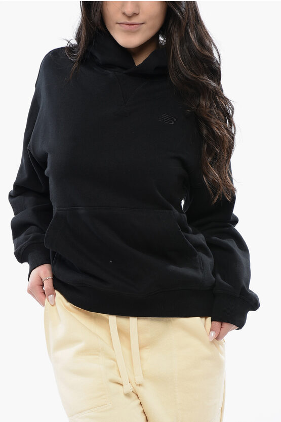 Shop New Balance Oversized Hoodie With Patch Pocket