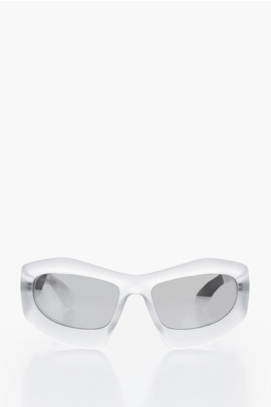 Off-white Oversized Katoka Sunglasses With Mirrored Lenses Grösse Unica