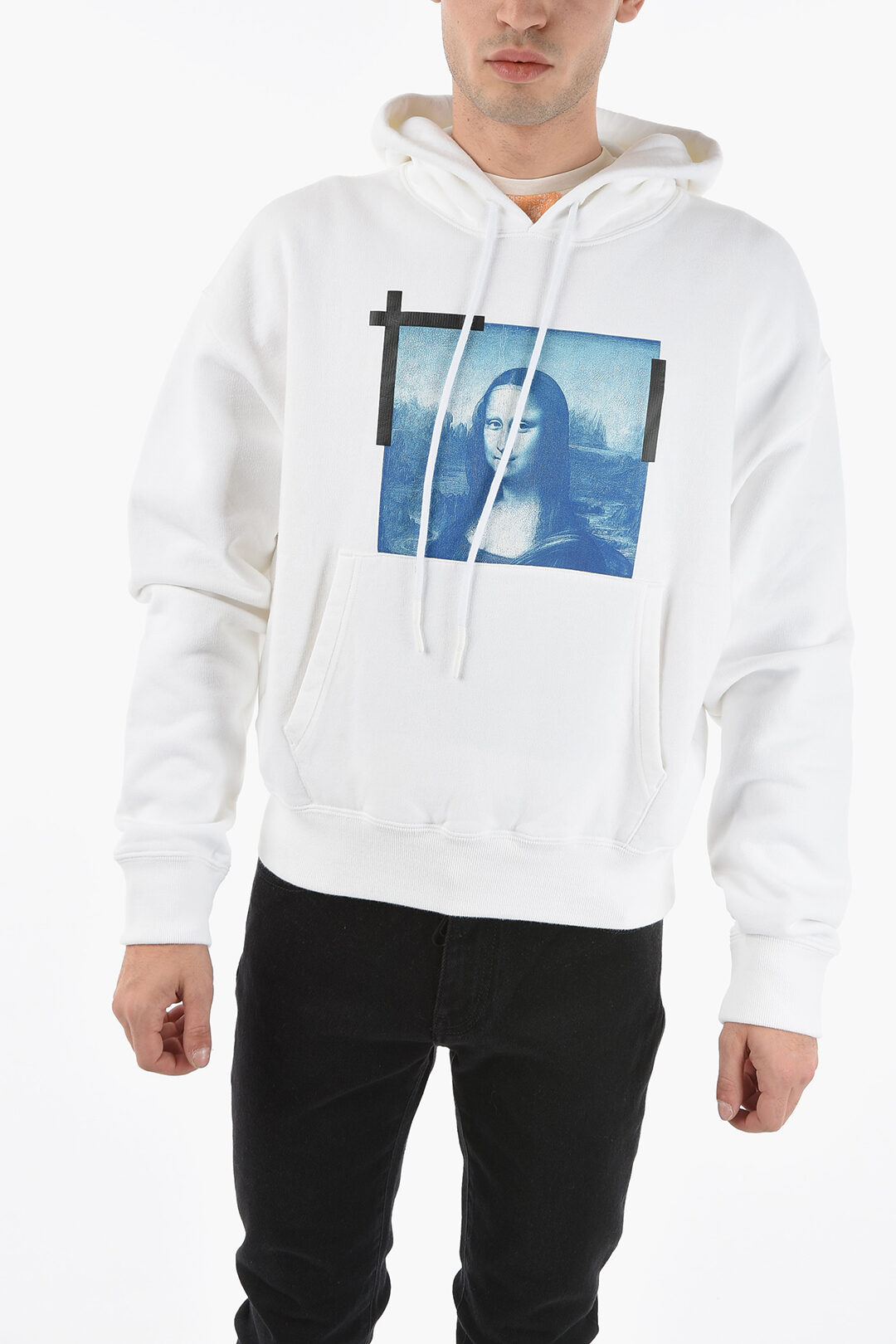 Off White Oversized MONALISA Hoodie men Glamood Outlet