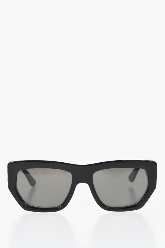 Emmanuelle Khanh Oversized Silencio Sunglasses With Embossed Monogram