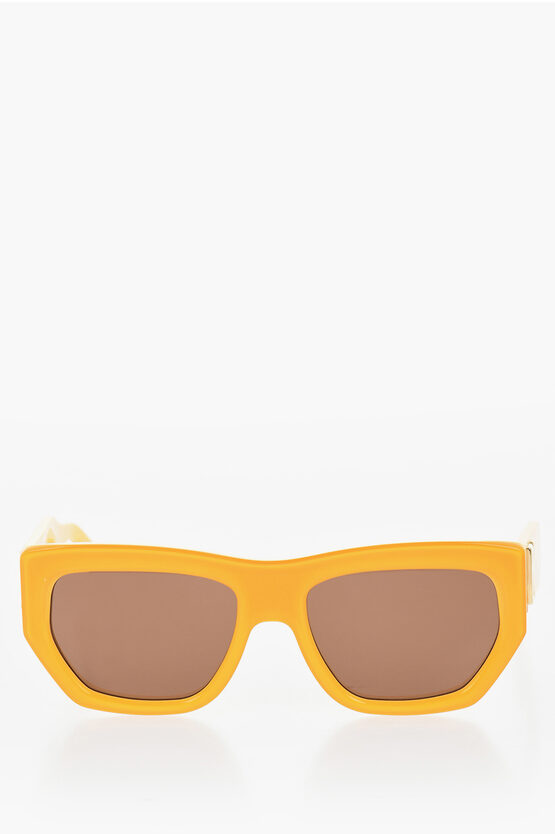 Emmanuelle Khanh Oversized Silencio Sunglasses With Embossed Monogram