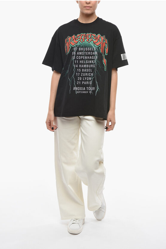 【RAF SIMONS】Oversized Short Sleeve T-shirt/全国送料無料 Oversized T-Shirt Solemn-X - Black – Feature
