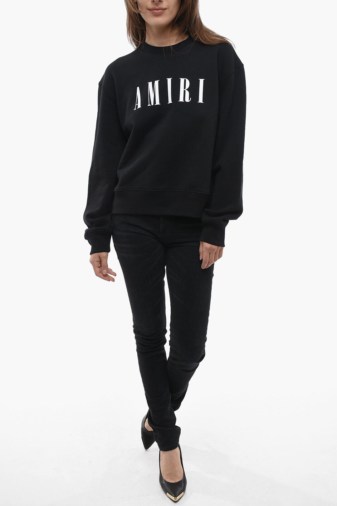 Amiri Oversized Sweatshirt with Logo Print women - Glamood