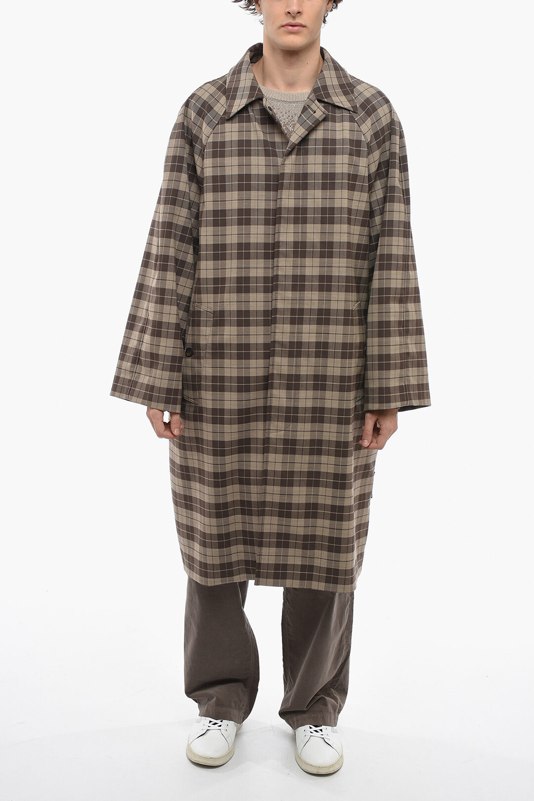 Balenciaga 2025 plaid coat