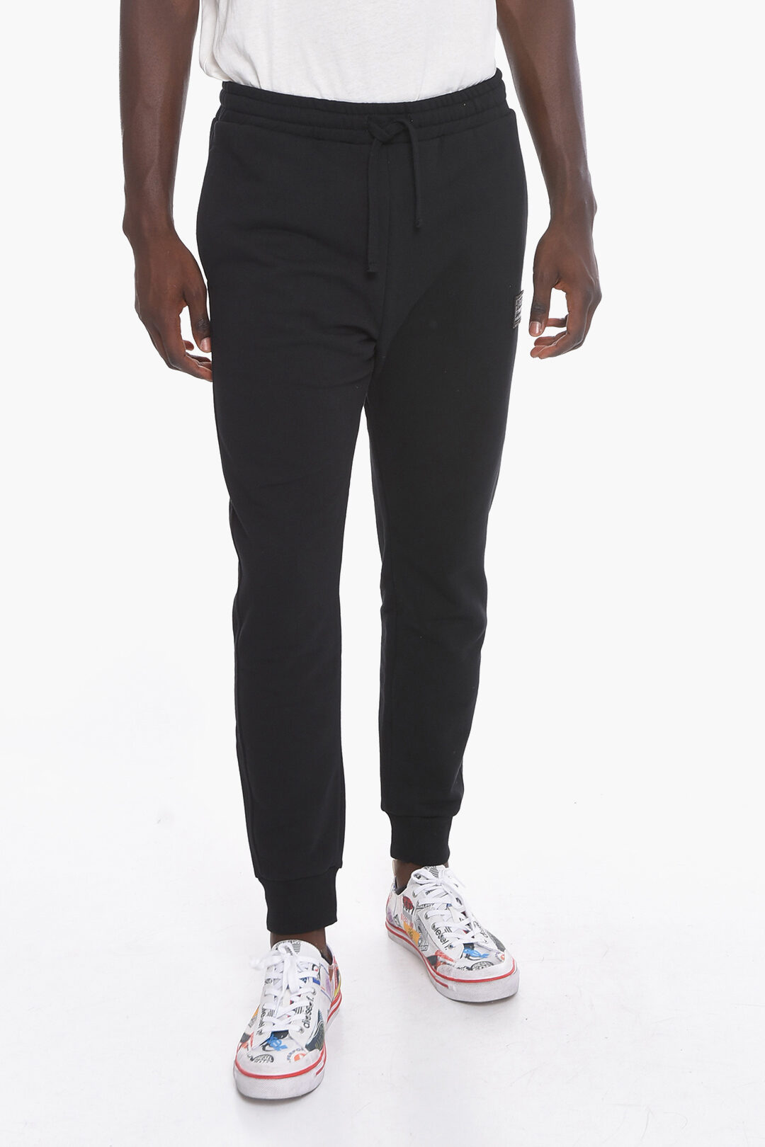 Diesel P-TARY Joggers with Ton-sur-ton Logo Patch men - Glamood Outlet