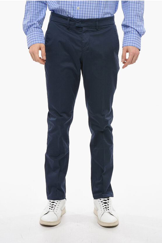Dondup Pablo Skinny Pants With Loops In Blue