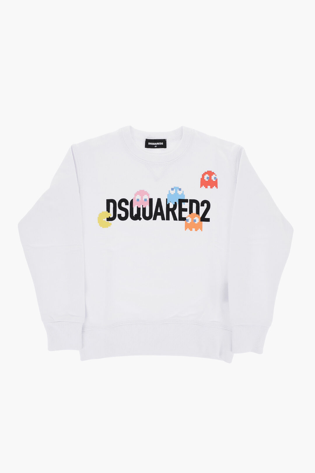 Dsquared2 Kids PAC-MAN Cotton COOL FIT Crew-neck Sweatshirt Dsquared2 Kids PAC-MAN Cotton COOL FIT Crew-neck Sweatshirt