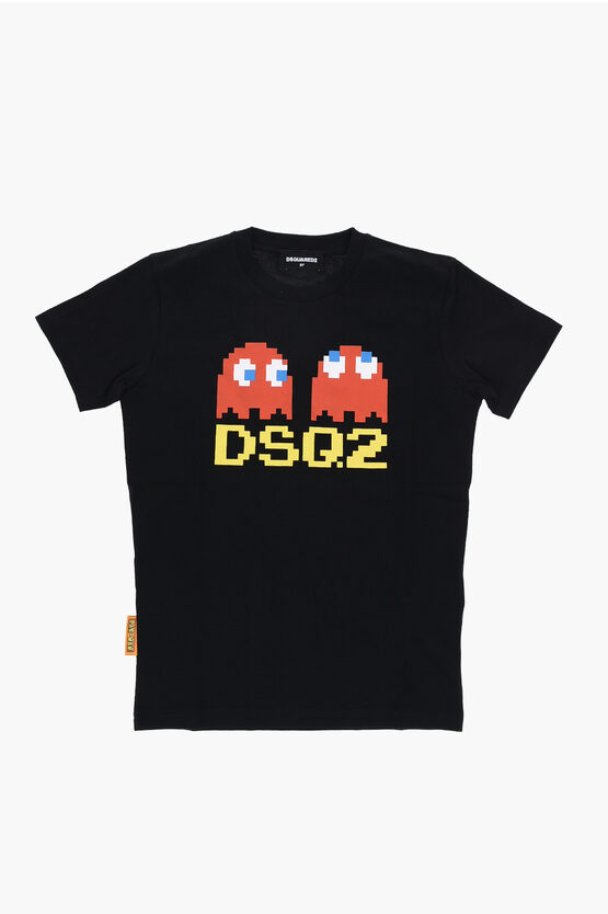 Dsquared2 Pac-man Printed Cool Fit Crew-neck T-shirt