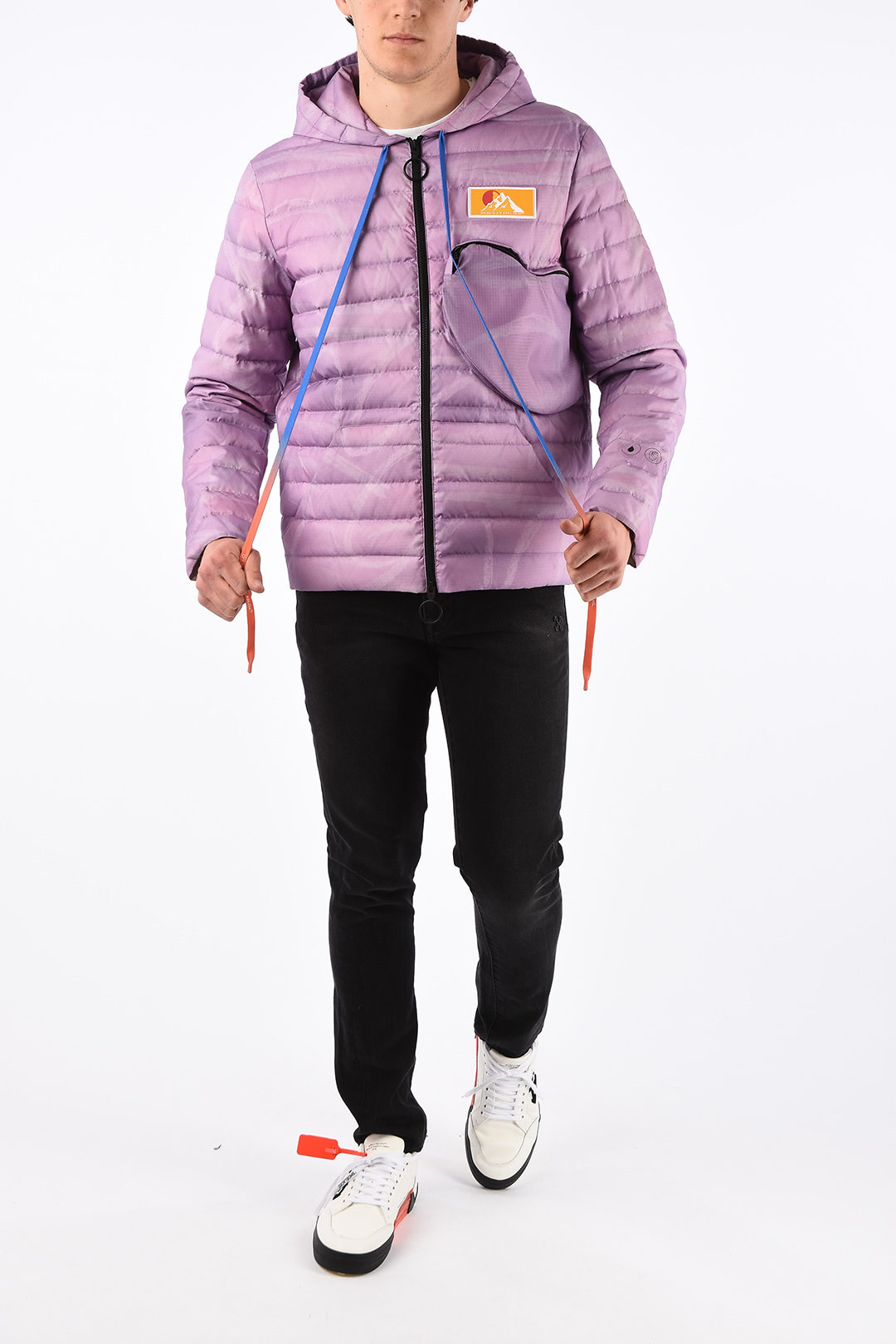 white packable down jacket