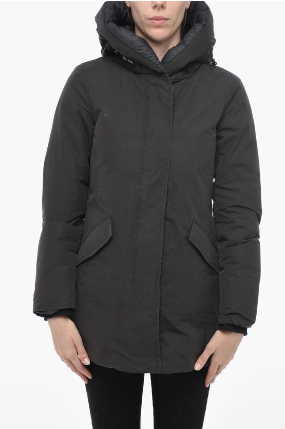 Shop Woolrich Padded Eco Byrd Parka With Hood