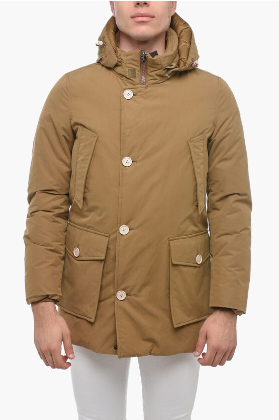 Shop Woolrich Padded Eco Byrd Parka With Hood