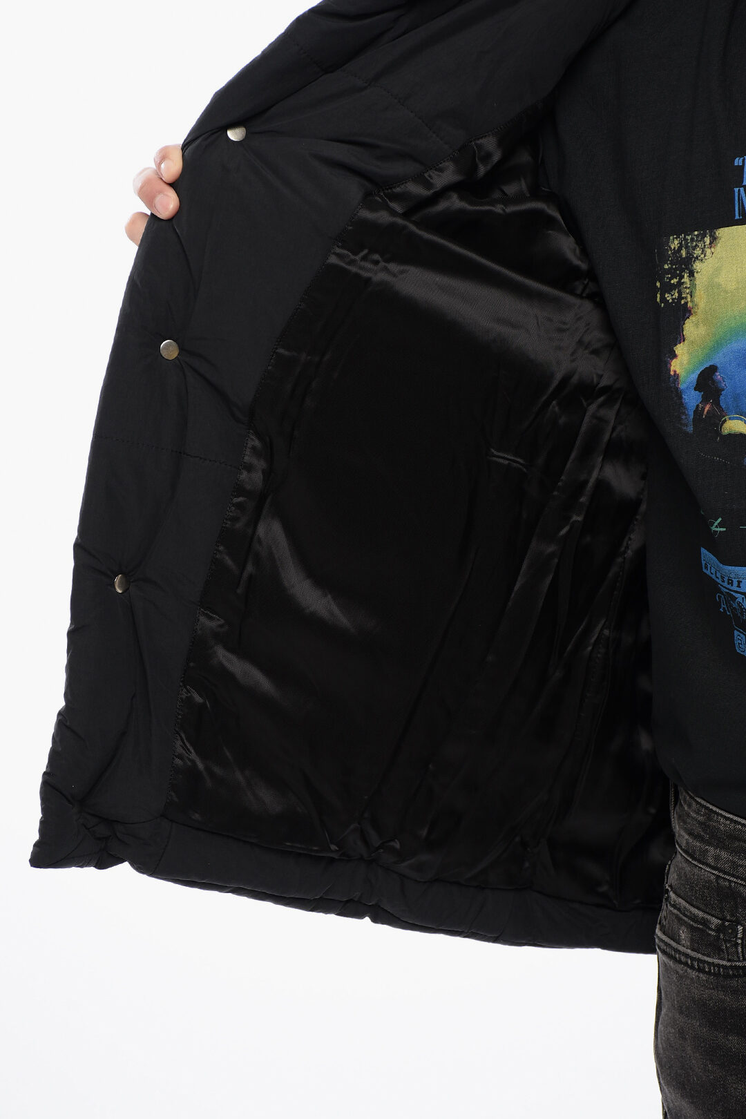 Nanushka Padded Jacket with Removable Hood men Glamood Outlet