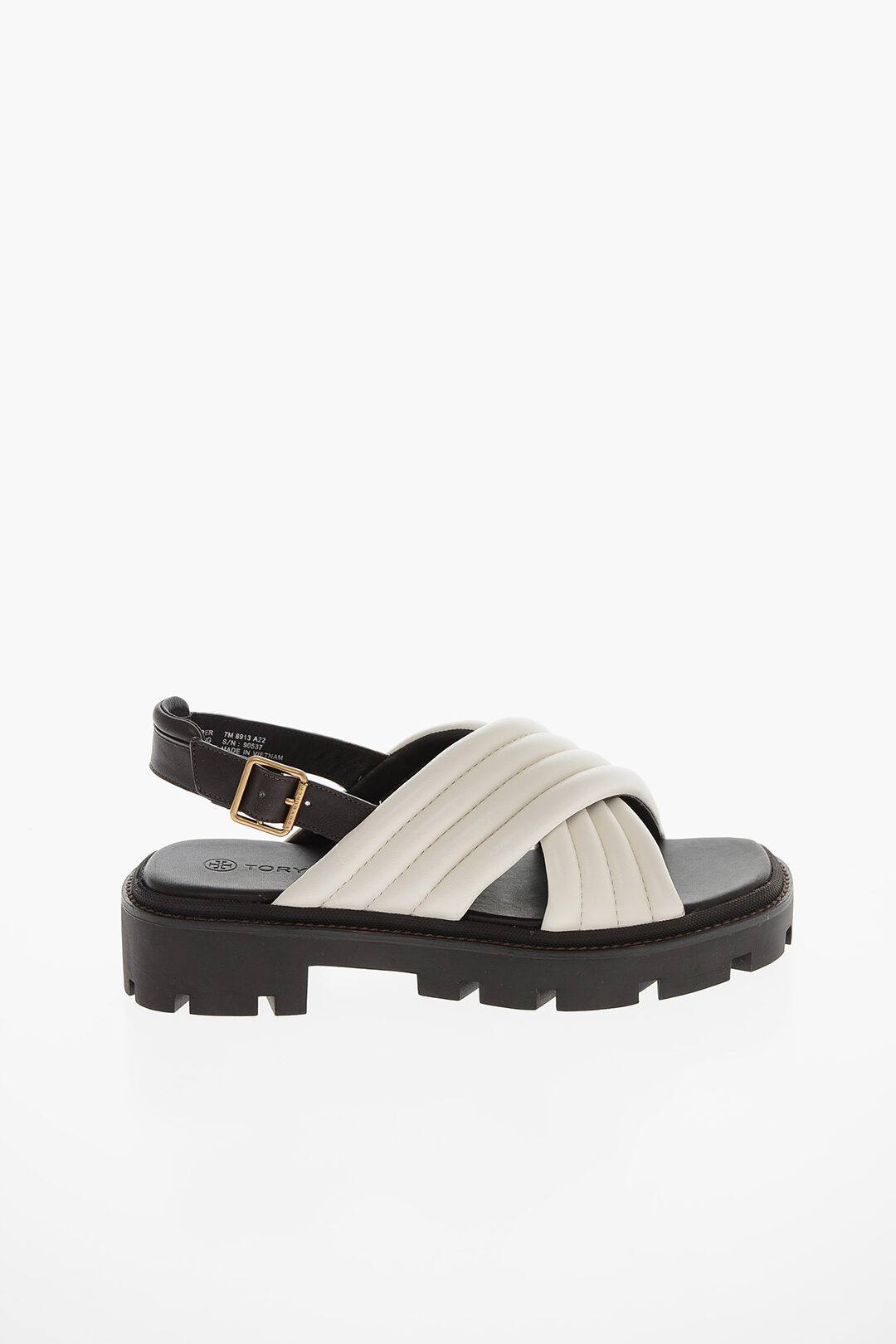 Tory Burch Padded Leather Sandals with Lug Sole women - Glamood Outlet