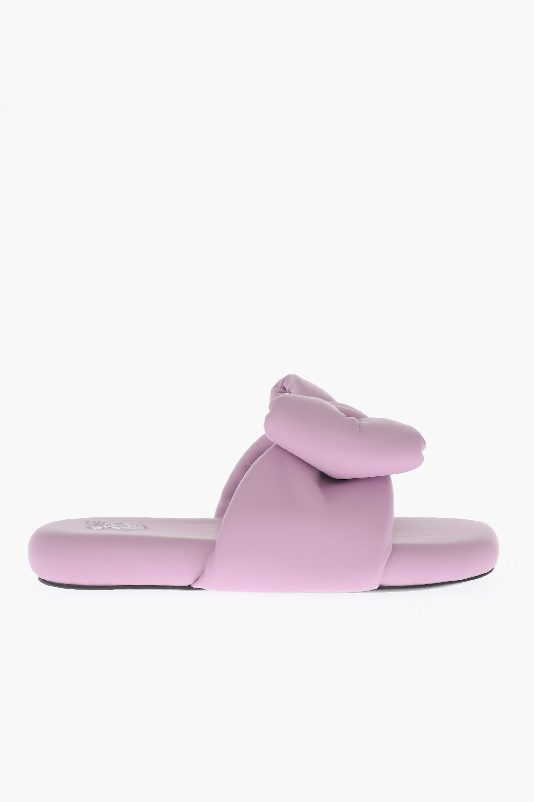 Off-White Padded Leather Sandals with Maxi Bow women