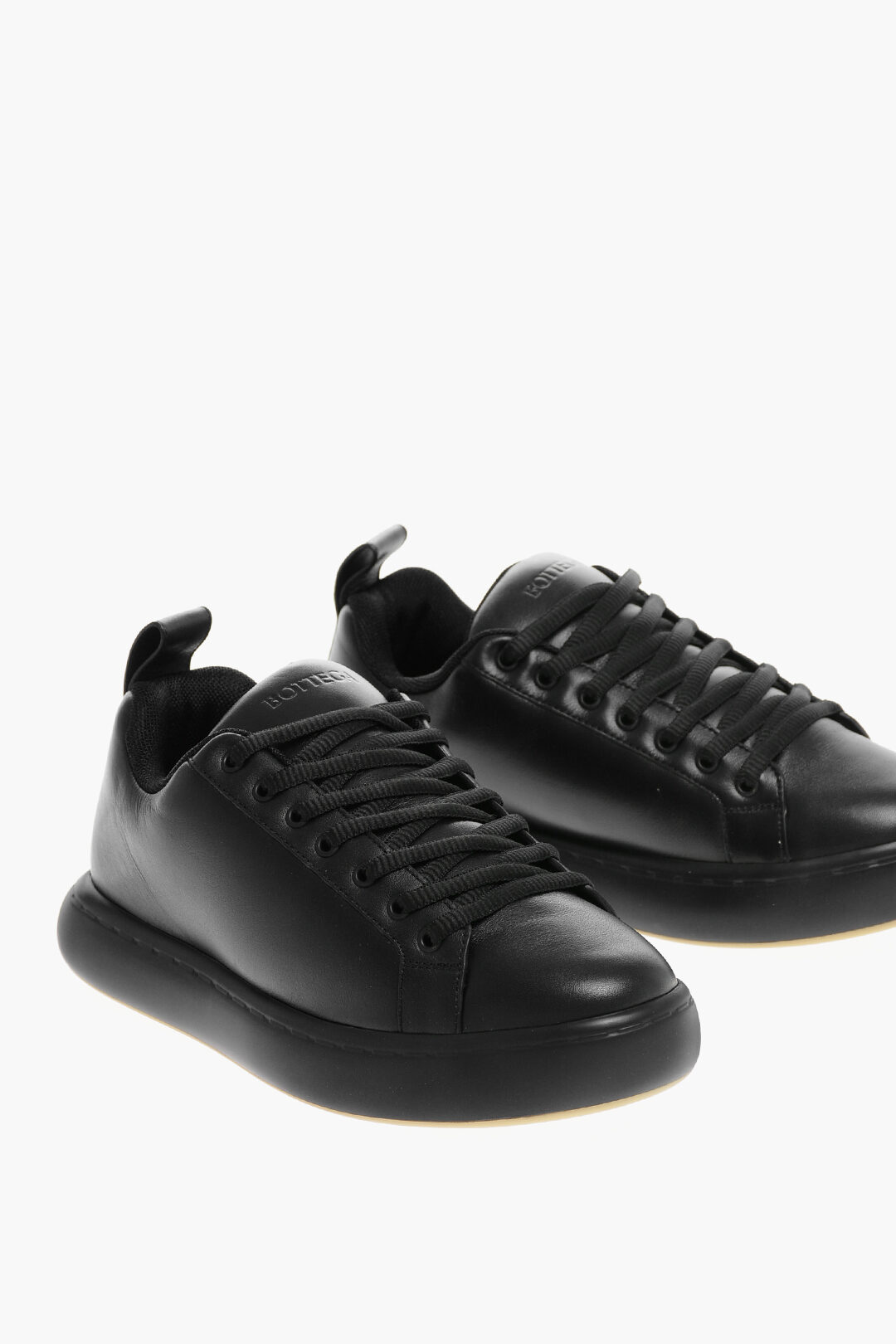 スニーカー BOTTEGA VENETA Sneakers Men Leather Black Bottega Veneta Padded Leather TENNIS Low-top Sneakers men