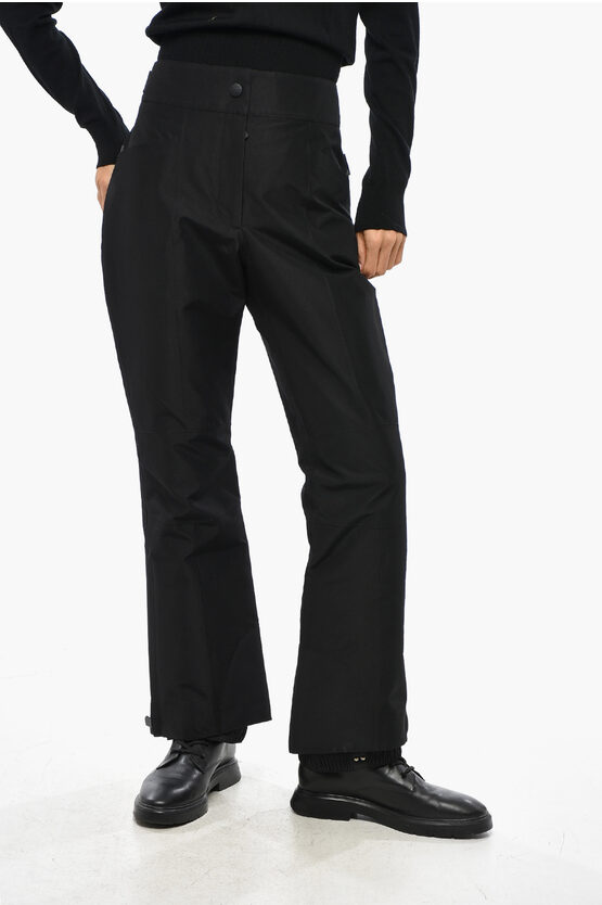 Moncler Padded Ski Pants With Ton On Ton Details In Black