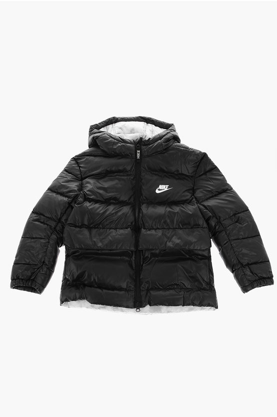Nike Padded Therma Fit Jacket In Black