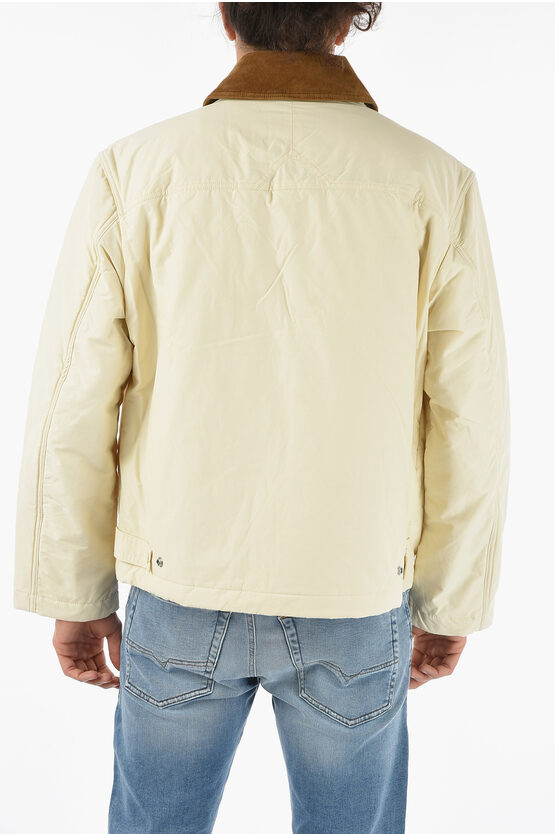 Diesel Padded WYULE Jacket with Corduroy Collar men Glamood Outlet