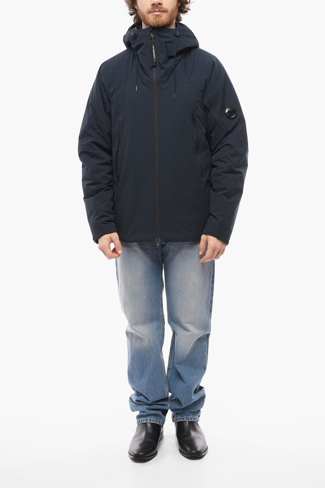 CP Company Padded Windbreaker Jacket with Zipped Pockets men Glamood