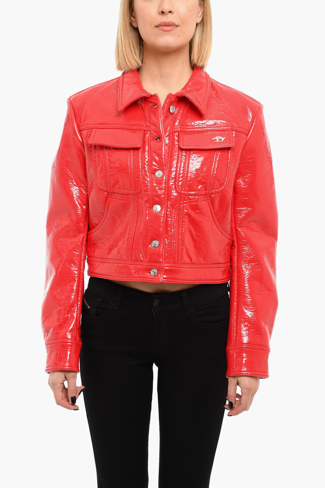Diesel Paint Effect G-MAGNOLIA jacket with Double Chest