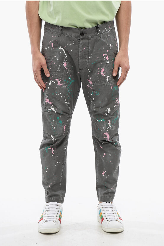 Dsquared2 Paint Effect Sexy Chino Pants