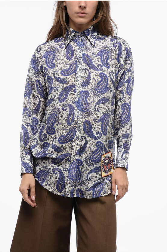 Shop Zimmermann Paisley Patterned Relaxed Devi Shirt