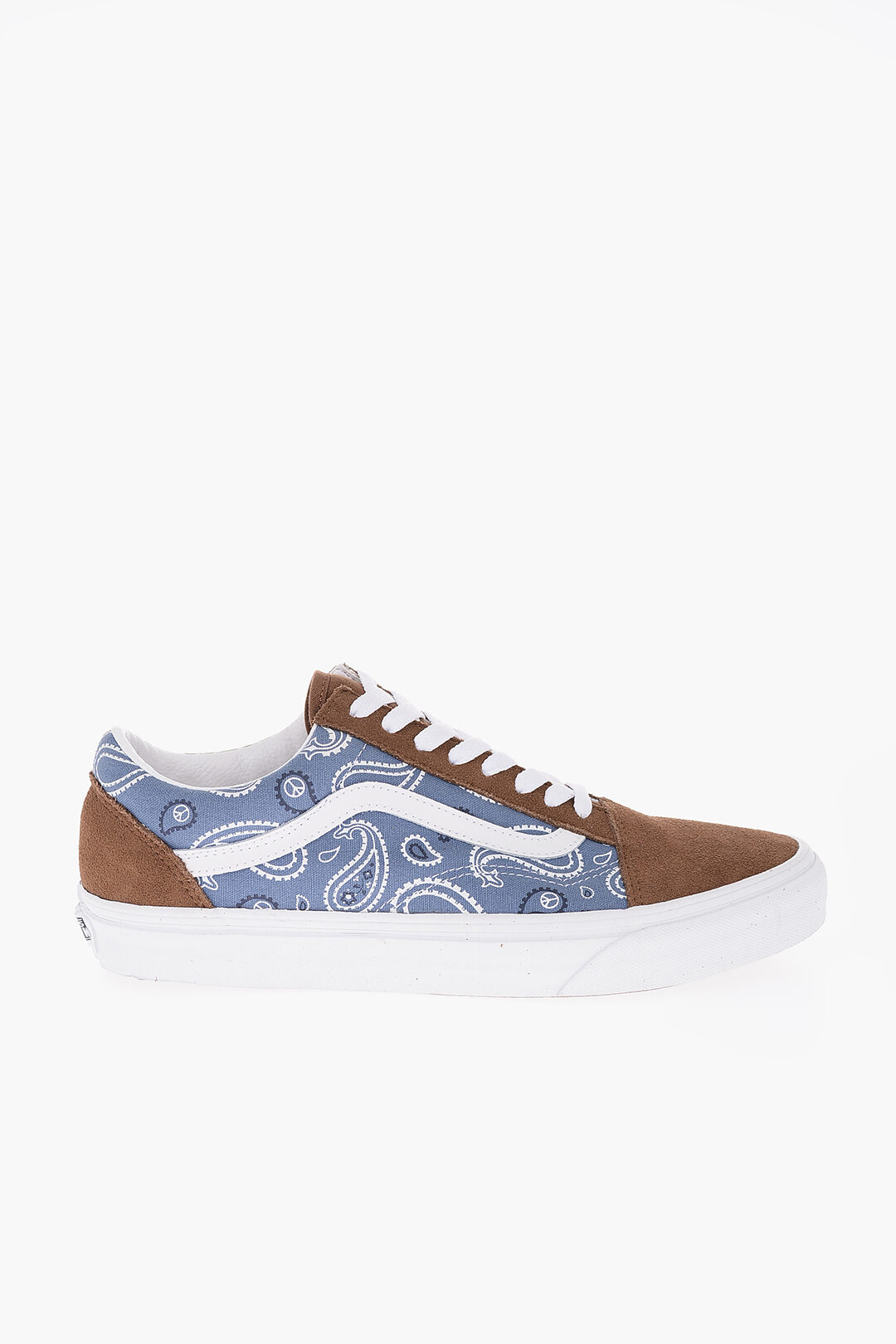 Vans Paisley Patterned Suede and Canvas OLD SKOOL Sneakers men