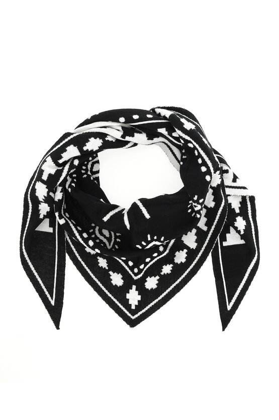 Shop Marcelo Burlon County Of Milan Paisley Patterned Triangle Scarf