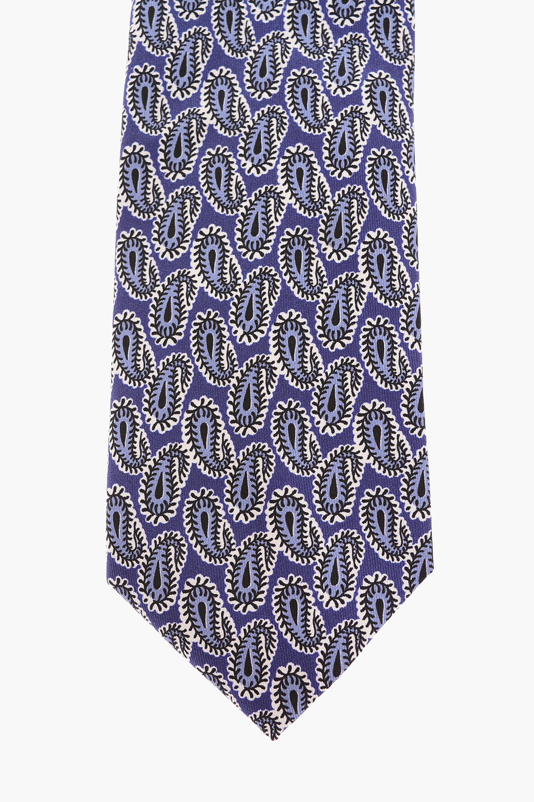 Corneliani Paisley Printed Silk Classic Tie men - Glamood Outlet