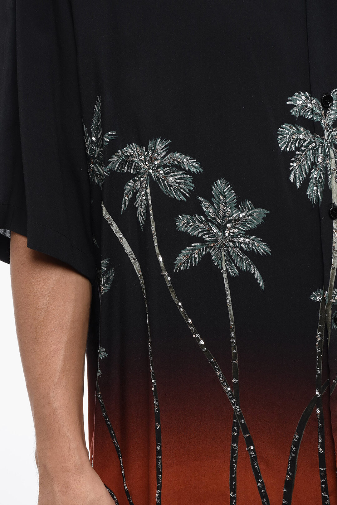 【CELINE】エディ期 22SS sunset palm tree shirt Celine | Shirts | Celine X Hedi Slimanesequinembellished