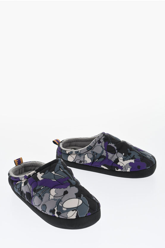 Puma Pam Patterned Quilted Puffy Slippers