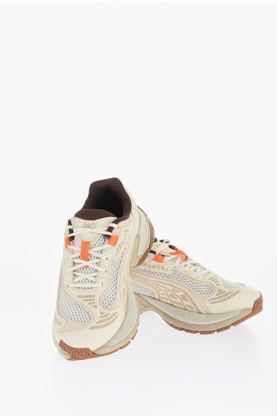 PUMA PAM SUEDE VELOPHASIS V002 SNEAKERS WITH MESH INSERTS