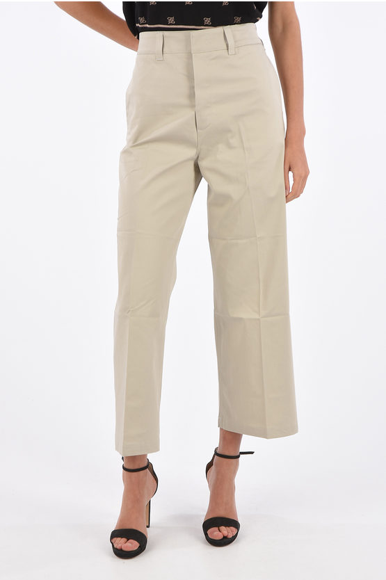 Department 5 pantalone capri a vita alta donna - Glamood Outlet