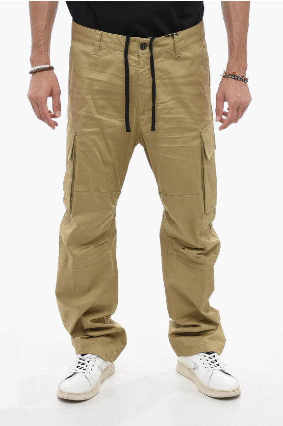 Pantaloni Cargo con Coulisee