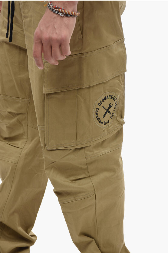Pantaloni Cargo con Coulisee