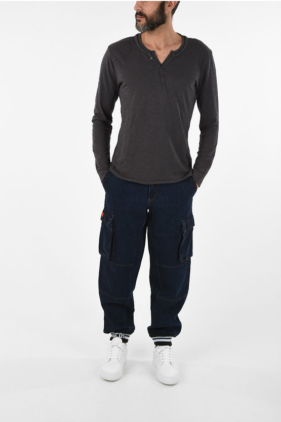 Pantaloni Jogger Marks & Spencer Jersey Denim Blu – Taglie 8-24 Con Coulisse