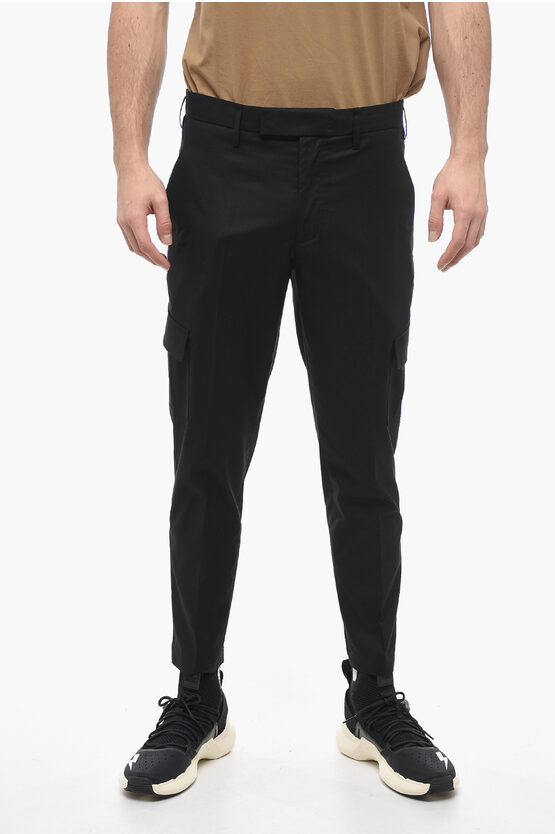 Pantaloni Cargo NATE Skinny Fit con Chiusura Nascosta