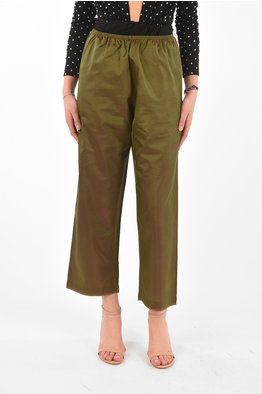 Outlet Pantaloni donna Verde Militare - Glamood Outlet