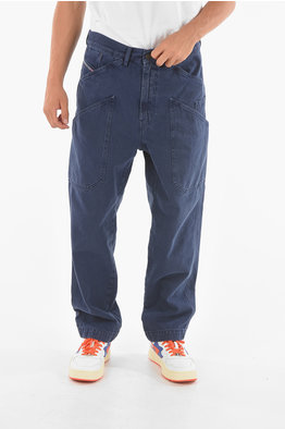 Diesel Pantaloni in pelle P-VON-L uomo - Glamood Outlet