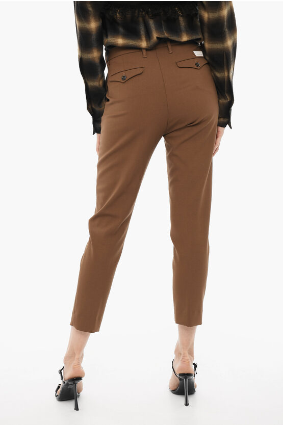 Pantaloni MATILDA in Lana Slim Fit